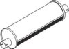 DINEX 68405 Middle-/End Silencer